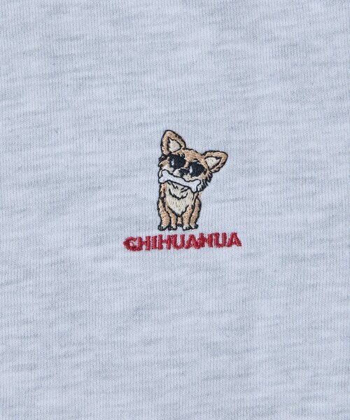 CIAOPANIC TYPY（チャオパニックティピー）の「【ユニセックス】犬刺繍ロゴプリントスウェット（スウェット・メンズ・ライトグレー/ネイビー/アイボリー/チャコールグレー・MEDIUM/LARGE）」の20枚目の写真