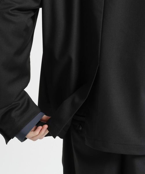 HARE（ハレ）の「【SET UP対応】KAGEBANAダブルジャケット(HARE)（テーラードジャケット・メンズ・パープル/ブラック・MEDIUM/SMALL）」の8枚目の写真