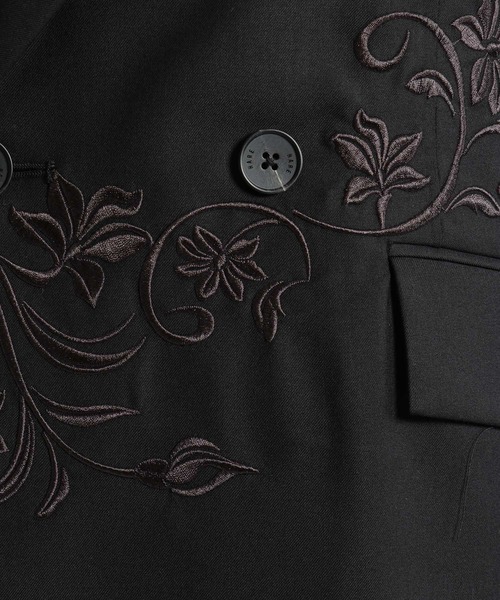 HARE（ハレ）の「【SET UP対応】KAGEBANAダブルジャケット(HARE)（テーラードジャケット・メンズ・パープル/ブラック・MEDIUM/SMALL）」の9枚目の写真