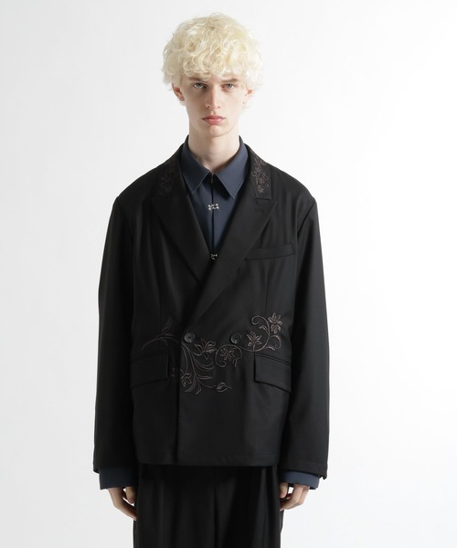 HARE（ハレ）の「【SET UP対応】KAGEBANAダブルジャケット(HARE)（テーラードジャケット・メンズ・パープル/ブラック・MEDIUM/SMALL）」の18枚目の写真