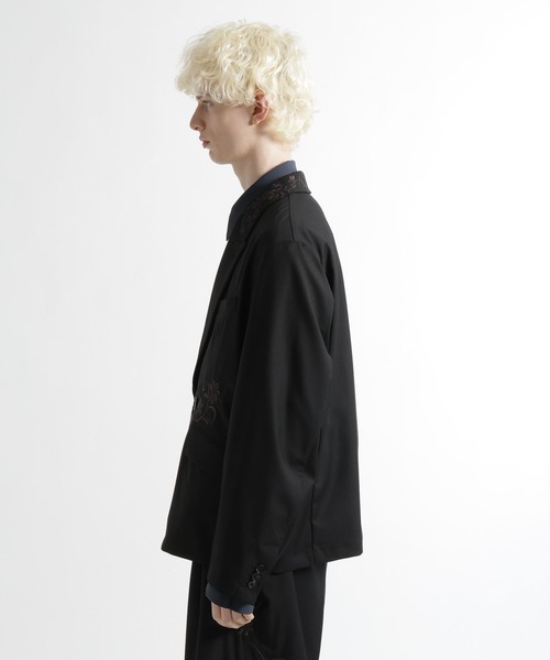 HARE（ハレ）の「【SET UP対応】KAGEBANAダブルジャケット(HARE)（テーラードジャケット・メンズ・パープル/ブラック・MEDIUM/SMALL）」の19枚目の写真