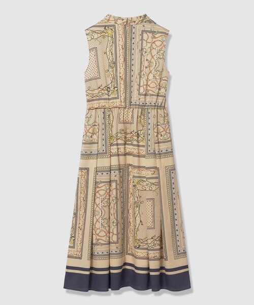 ANAYI（アナイ）の「スカーフプリントボウタイ ワンピース（ワンピース・レディース・オフホワイト/ネイビー/ベージュ・38/36/34）」の22枚目の写真