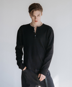 セール】takumu（MUU STUDIO） - Ensemble high gauge Henley neck