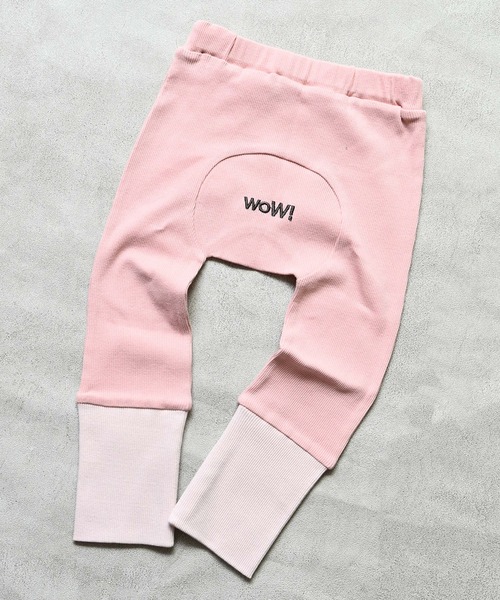 LSP WOW（エルエスピーワオ）の「【LSP WOW!】WOW!サイズアウトしないテレコモンキーパンツ（その他パンツ・キッズ・ブルー/グリーン/ピンク/チャコール・95/90/80）」の4枚目の写真
