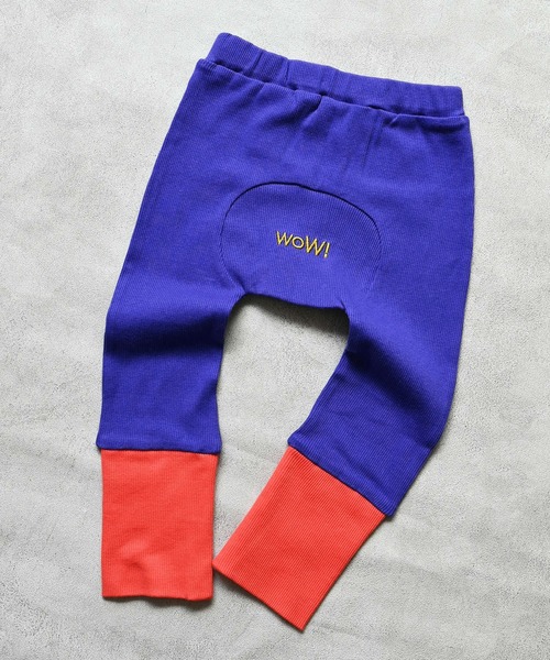 LSP WOW（エルエスピーワオ）の「【LSP WOW!】WOW!サイズアウトしないテレコモンキーパンツ（その他パンツ・キッズ・ブルー/グリーン/ピンク/チャコール・95/90/80）」の5枚目の写真