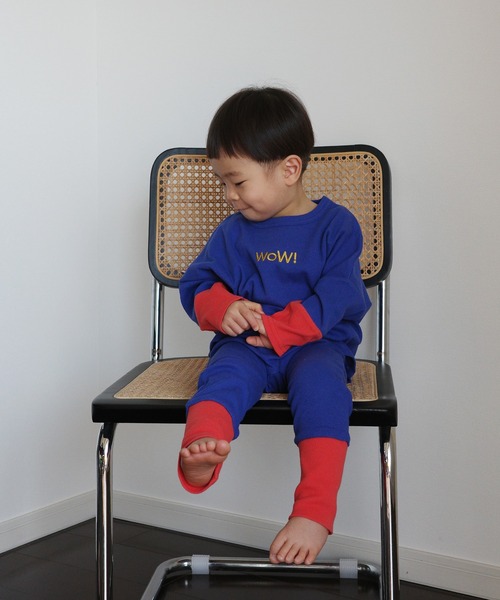 LSP WOW（エルエスピーワオ）の「【LSP WOW!】WOW!サイズアウトしないテレコモンキーパンツ（その他パンツ・キッズ・ブルー/グリーン/ピンク/チャコール・95/90/80）」の9枚目の写真