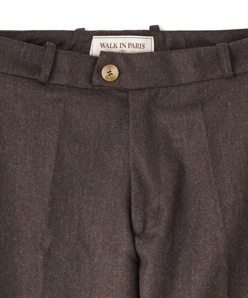 styles(スタイルス)の「WALK IN PARIS BROWN wool suit pants 24FW BROWN PANTS(その他パンツ・メンズ・ブラウン・30inch/32inch)」の2枚目の写真