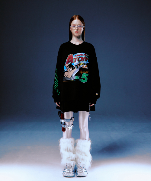 MAINBOOTH（メインブース）の「[アトム] レーシングTシャツ(ブラック)（Tシャツ/カットソー・レディース・その他・3/2）」の6枚目の写真