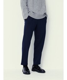 UNCOATED 247（アンコーテッド247）の「バランスパンツ ウォーム＆コンフィ テーパードフィット ディープネイビー（スラックス）」