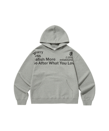 WORRY LESS HOODIE, MELANGE