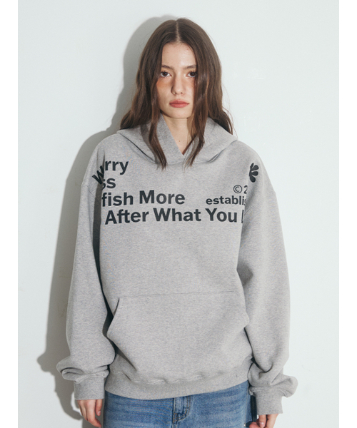OAFISH(オアフィッシュ)の「WORRY LESS HOODIE, MELANGE(パーカー・レディース・その他・ONE SIZE)」の6枚目の写真