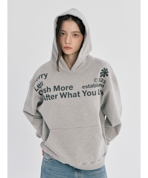 OAFISH(オアフィッシュ)の「WORRY LESS HOODIE, MELANGE(パーカー・レディース・その他・ONE SIZE)」の3枚目の写真