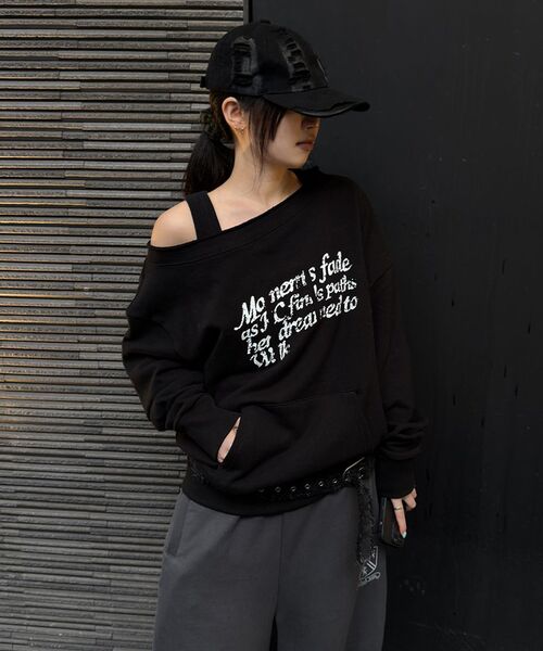 ROCKCAKE(ロックケーキ)の「Boxer Layered Curved 2way Jogger - Charcoal(スウェットパンツ・レディース・その他・X-SMALL/SMALL)」の2枚目の写真