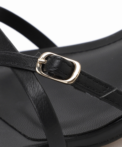 SLOBE IENA（スローブイエナ）の「SLOBE レザークロスサンダル（サンダル・レディース・ブラウン/レッド/ブラック・22.5cm/23cm/23.5cm/24cm/24.5cm）」の18枚目の写真