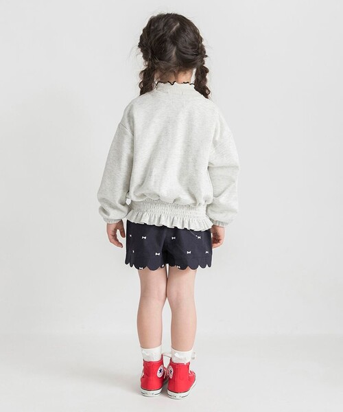 BRANSHES（ブランシェス）の「ハート釦カーディガン（カーディガン/ボレロ・キッズ・ライトグレー/ピンク・120/130/100/90/140/110/150）」の13枚目の写真