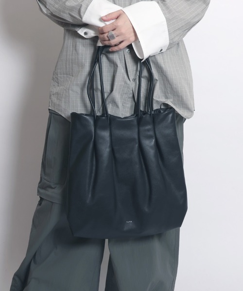 YArKA（ヤーカ）の「【YArKA/ヤーカ】real leather 4 code handle tote bag [abgm2] / 4ロープハンドルデザイントート（トートバッグ・レディース・ブラック・FREE）」の12枚目の写真