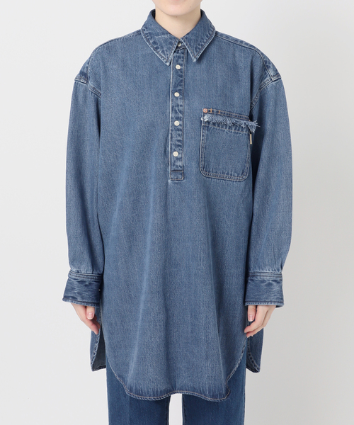 B.C STOCK(ベーセーストック)の「ウォッシャブル / DU JOUR / デュ ジュール JEAN BUAERO TUNIC(チュニック・レディース・ベージュ/ブルー系その他・FREE)」の18枚目の写真