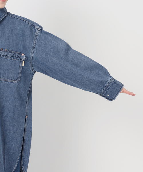 B.C STOCK(ベーセーストック)の「ウォッシャブル / DU JOUR / デュ ジュール JEAN BUAERO TUNIC(チュニック・レディース・ベージュ/ブルー系その他・FREE)」の22枚目の写真