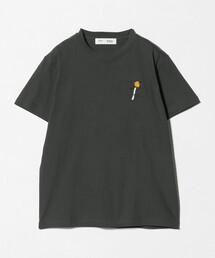 ＜TOGA TOO＞エンブロイダリー ショートスリーブ Tシャツ DK.GRAY