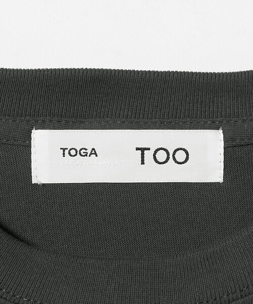TOGA TOO(トーガトゥ)の「<TOGA TOO>エンブロイダリー ショートスリーブ Tシャツ DK.GRAY(Tシャツ/カットソー・レディース・ダークグレー・S)」の7枚目の写真