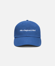 WISM（ウィズム）の「With A Beginner’s Mind / ウィズ ア ビギナーズ マインド Logo Hat BLK/BLU（キャップ）」