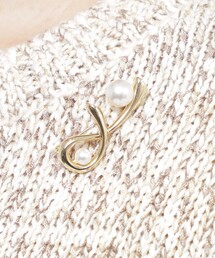 Paul Stuart（ポールスチュアート）の「ストリームパールブローチ（ブローチ/コサージュ）」