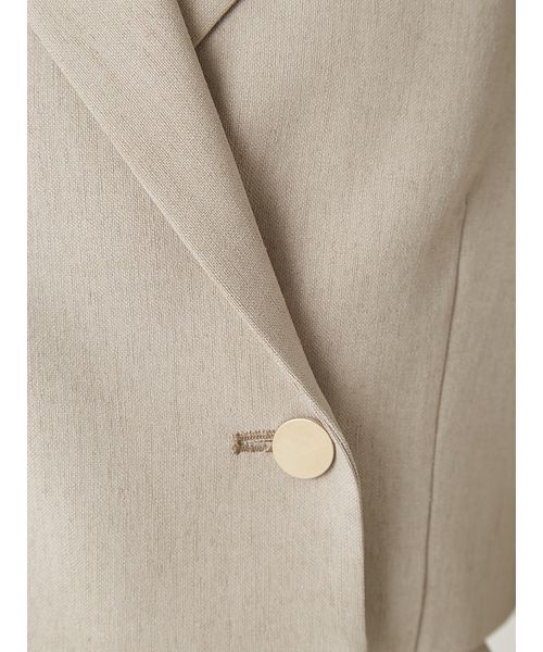 FRAY I.D（フレイアイディー）の「クロップドジャケット／UVカット（テーラードジャケット・レディース・ブラック/ベージュ/ネイビー・0/1）」の10枚目の写真