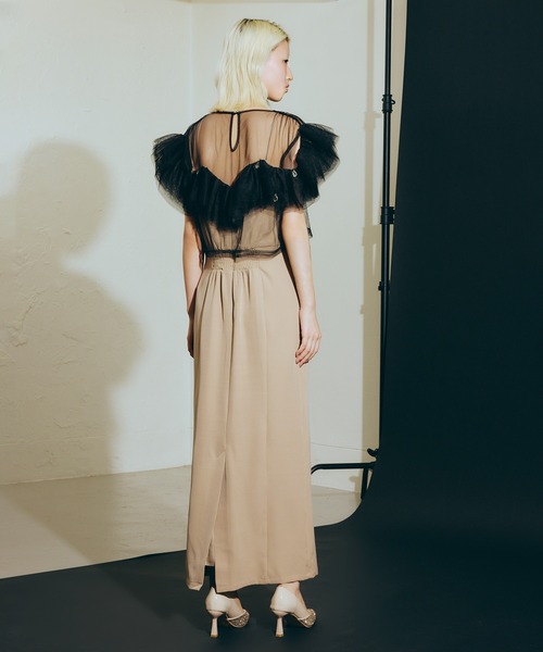 darial(ダリアル)の「【darial】drop bijou frill top / ドロップビジューフリルトップ(その他トップス・レディース・ブラック/ブルーグレー/アッシュ・フリー)」の13枚目の写真