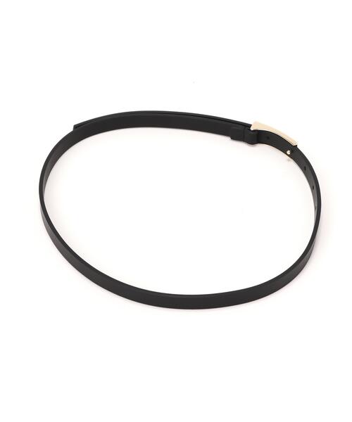 NATURAL BEAUTY BASIC（ナチュラルビューティーベーシック）の「◇ナローバックルギボシベルト（ベルト・レディース・ダークブラウン/ブラック・FREE）」の3枚目の写真