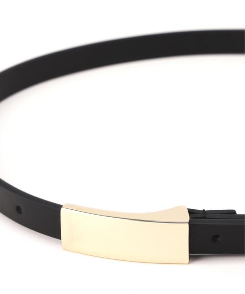 NATURAL BEAUTY BASIC（ナチュラルビューティーベーシック）の「◇ナローバックルギボシベルト（ベルト・レディース・ダークブラウン/ブラック・FREE）」の4枚目の写真