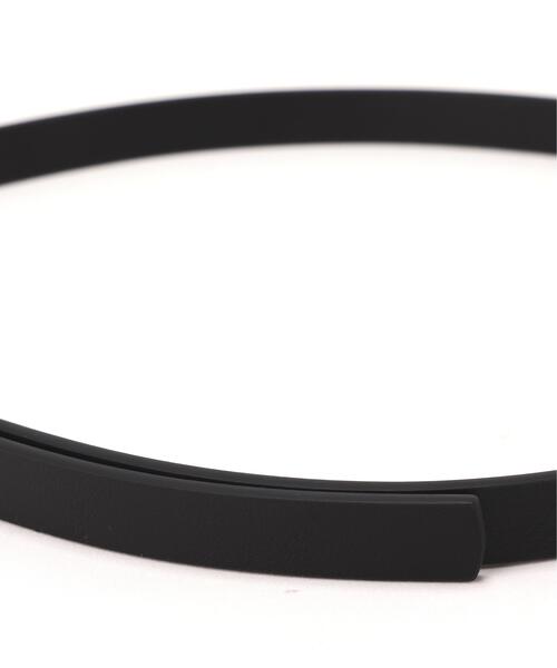 NATURAL BEAUTY BASIC（ナチュラルビューティーベーシック）の「◇ナローバックルギボシベルト（ベルト・レディース・ダークブラウン/ブラック・FREE）」の5枚目の写真