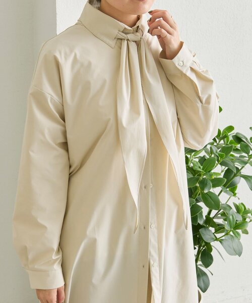 ear PAPILLONNER（イアパピヨネ）の「スカーフ付きワンピース【SUM1 STYLE】（ワンピース・レディース・ライトベージュ・FREE）」の11枚目の写真