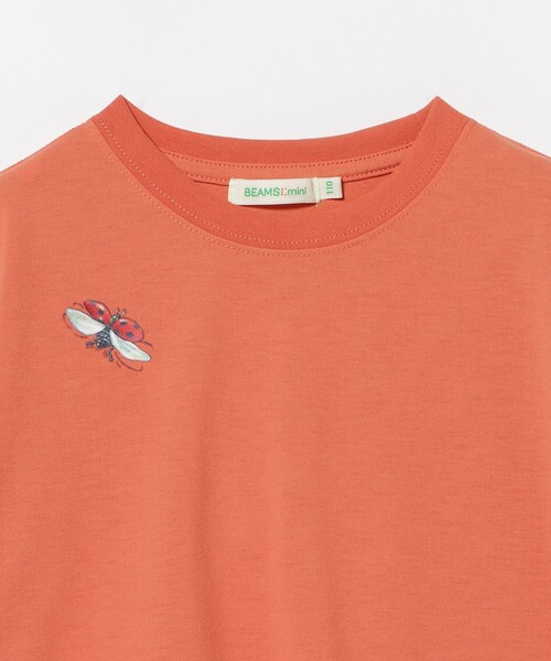 BEAMS mini(ビームスミニ)の「メッシュ ポケット 昆虫 Tシャツ 2026SS (吸水速乾・UVカット)カジュアル 外遊び プチプラ 保育園 通学 定番(Tシャツ/カットソー・キッズ・オレンジ/ロイヤルブルー/ブラウン系その他2・100/110/130/90/120)」の8枚目の写真