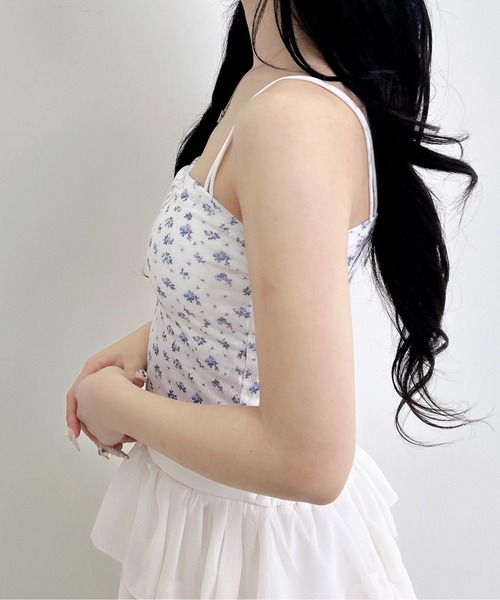 INGNI（イング）の「ベアリブキャミ（キャミソール・レディース・オフホワイト/その他18/その他/ブラック・M）」の22枚目の写真