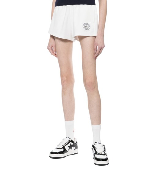 A BATHING APE（アベイシングエイプ）の「BABY DOPPY EMBROIDERY SWEAT SHORTS（スウェットパンツ・レディース・グリーン/ホワイト・X-SMALL/SMALL）」の5枚目の写真