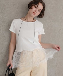 レースドッキングTシャツ