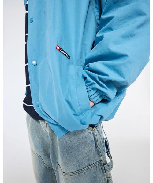 LOTTO（ロット）の「LOTTO　AUTHENTIC COACH JACKET（ブルゾン・メンズ・グレー/カーキ/ブラック/ネイビー・MEDIUM/LARGE/X-LARGE/XX-LARGE）」の12枚目の写真