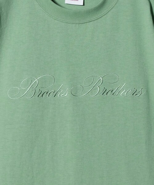 BROOKS BROTHERS（ブルックスブラザーズ）の「＜Brooks Brothers＞エンブレム Tシャツ（Tシャツ/カットソー・メンズ・ブラック/ホワイト/ライム・M/L/S）」の7枚目の写真
