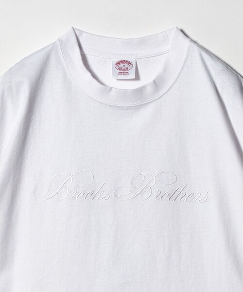 BROOKS BROTHERS（ブルックスブラザーズ）の「＜Brooks Brothers＞エンブレム Tシャツ（Tシャツ/カットソー・メンズ・ブラック/ホワイト/ライム・M/L/S）」の9枚目の写真
