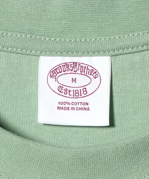 BROOKS BROTHERS（ブルックスブラザーズ）の「＜Brooks Brothers＞エンブレム Tシャツ（Tシャツ/カットソー・メンズ・ブラック/ホワイト/ライム・M/L/S）」の22枚目の写真