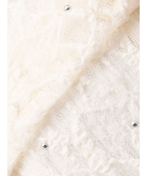 EMODA（エモダ）の「ドットラッフルフリルクロップトップ（Tシャツ/カットソー・レディース・ブラック/イエロー/グレー/ホワイト・FREE）」の12枚目の写真