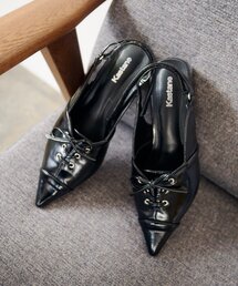 Kastane | レースアップトゥパンプス(パンプス)