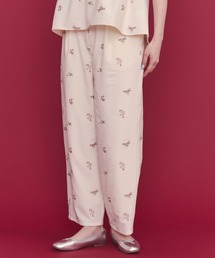 Cath Kidston（キャスキッドソン）の「総柄刺繍ストレートパンツ Ditsy Floral Embroidery（スラックス）」