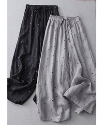 SALTMINT（ソルトミント）の「ドットワイドパンツ（スラックス）」