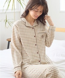 tutuanna（チュチュアンナ）の「[リラックス快眠ウェア]ロゴ刺繍前開きパジャマ（ルームウェア/パジャマ）」