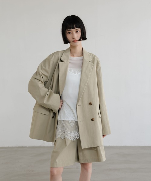 LOWRYS FARM（ローリーズファーム）の「サテンレースキャミ 664226（Tシャツ/カットソー・レディース・アイボリー/ブラック・FREE）」の12枚目の写真