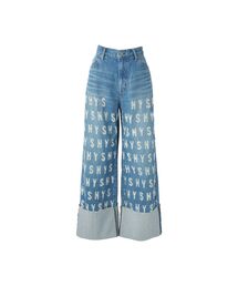 HYSTERIC GLAMOUR | HYS CRASH ロールアップデニムパンツ(デニムパンツ)
