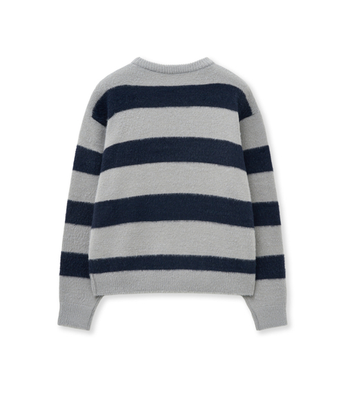 CACTUSDONUTMARKET(カクタスドーナツマーケット)の「Embroidery Hairy Stripe Sweater-Melange gray(ニット/セーター・レディース・その他・MEDIUM/LARGE)」の11枚目の写真