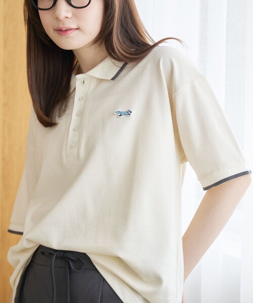 coen(コーエン)の「【PENNEYS(ぺニーズ)別注】ベーシックアソート半袖ポロシャツ(ポロシャツ・レディース・ナチュラル/その他2/その他1/オレンジ/ブラック/ブラウン・L/M)」の3枚目の写真