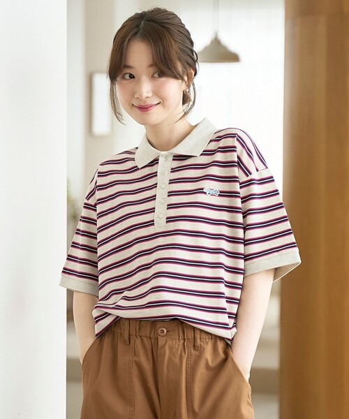 coen(コーエン)の「【PENNEYS(ぺニーズ)別注】ベーシックアソート半袖ポロシャツ(ポロシャツ・レディース・ナチュラル/その他2/その他1/オレンジ/ブラック/ブラウン・L/M)」の19枚目の写真